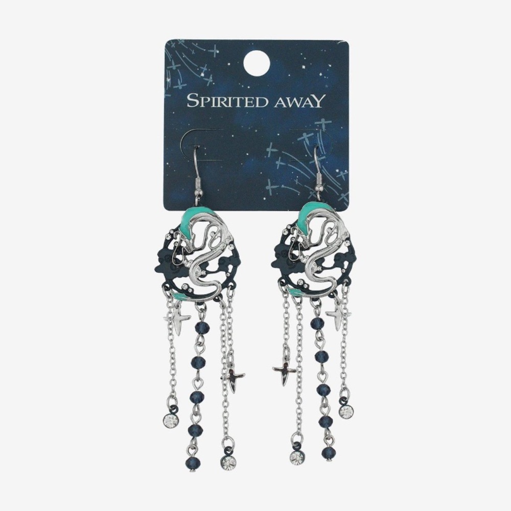 Studio Ghibli Spirited Away Haku‎ Bling Drop Earrings Hot Topic